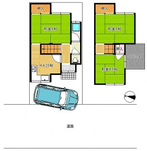 松尾社宅　間取り図